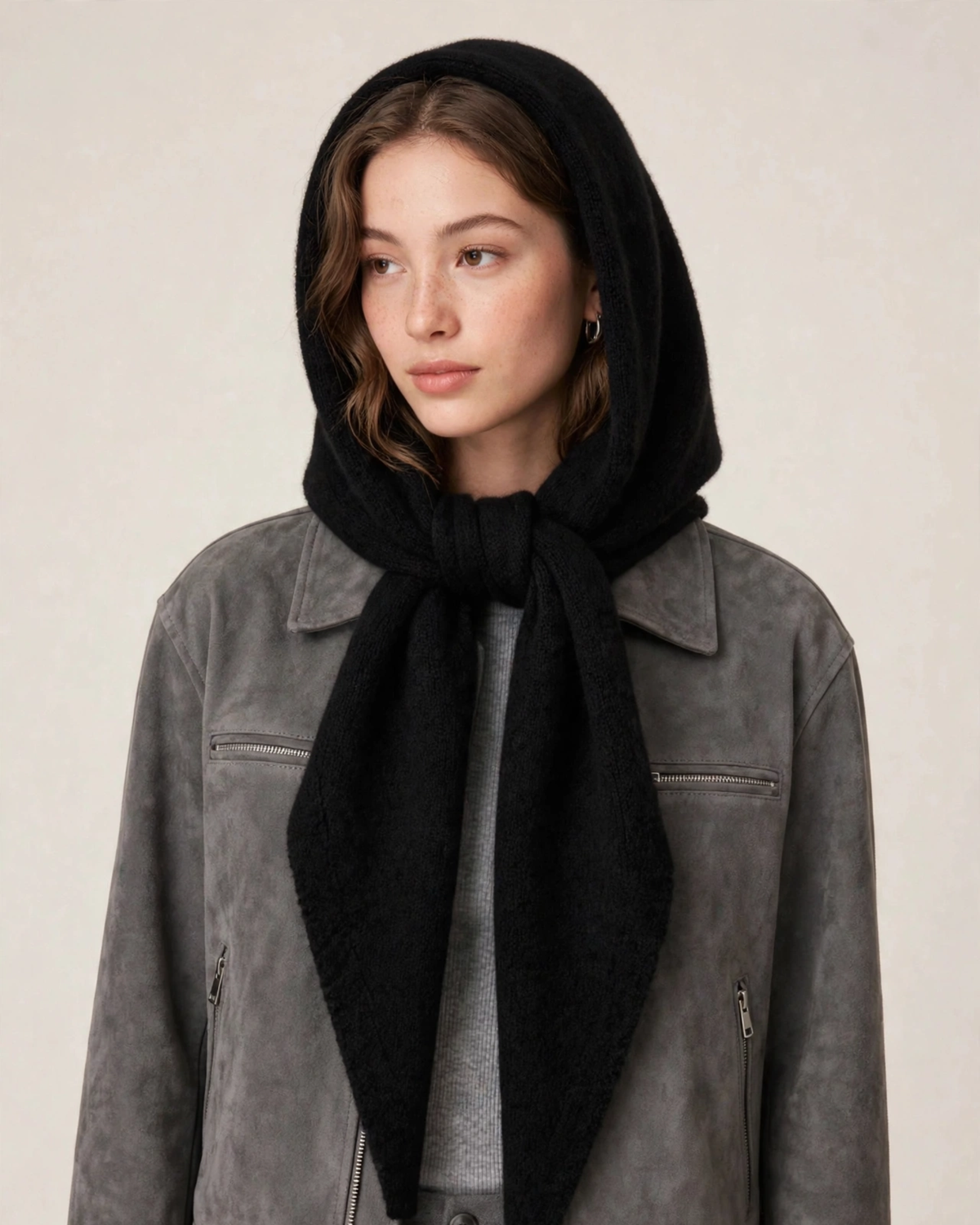 Wool Head Scarf