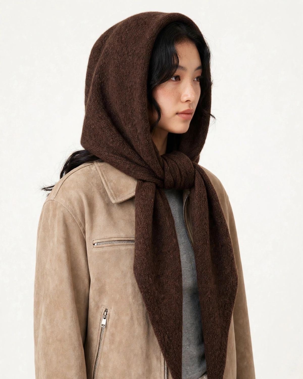 Wool Head Scarf